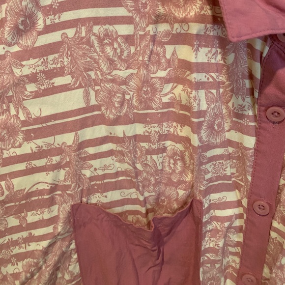 Button down vintage blouse short sleeve - Picture 2 of 2